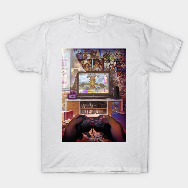 Gamer Room 2000's T-Shirt by Rachid Lotf